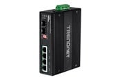 Switch - TRENDnet TI-UPG62 6-Port Hardened Industrial Gigabit Ultra PoE DIN-Rail Switch - TI-UPG62