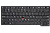 Tastatur - Lenovo Primax - Bærbar tastatur - til udskiftning - Tysk - Sort - 01YP452