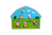 Babylegetøj - Barbo Toys Gurli Gris knoppuslespil - 8980