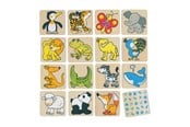 Brætspil - Goki Wooden Memo Animals - 56700