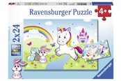 Puslespil - Ravensburger Unicorn 2x24p - 78288