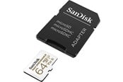 Hukommelseskort - SANDISK MAX Endurance microSD/SD - 100MB/s - 64GB - SDSQQVR-064G-GN6IA