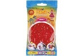 Kreativt Legetøj - Hama Beads - Red transparent 1000 pcs - 207-13