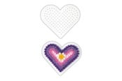 Kreativt Legetøj - Hama Ironing Beads Plate-Heart Small - 236