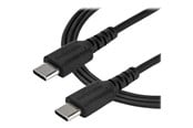 USB kabel - StarTech.com 2 m / 6.6ft. USB C Cable - Black - Aramid Fiber - USB-C cable - 2 m - RUSB2CC2MB