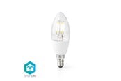 Smart Home - Nedis Smart LED-pære | E14 | C37 | 5 W | 400 lm | - WIFILF10WTC37