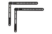 Vægbeslag, AV-Beslag & AV-Møbler - Nedis SBMT10BK - mounting kit (full-motion) - Maks 10 kg - Maks størrelse 65" - SBMT10BK