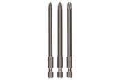 Bor & bits - Bosch 3 dele skrueklingesæt til Pozidriv-krydskærvskruer (PZ) - 2609255969