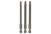 Bor & bits - Bosch 3 dele Skruebitsæt, ekstra hård - 2607001758