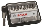 Bor & bits - Bosch Robust Line bitsæt S ekstra hård med 8+1 dele - 2607002562