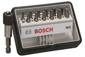 Bor & bits - Bosch Robust Line bitsæt M ekstra hård med 12+1 dele - 2607002565