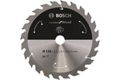 Rundsav - Bosch Standard for Wood-rundsavklinge til batteridrevne save 136x1,5/1x15,875 T24 - 2608837667