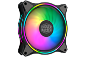 Kabinet Køler - Cooler Master MasterFan MF120 HALO - Kabinet køler - 120mm - Sort med RGB LED lys - 30 dBA - MFL-B2DN-18NPA-R1