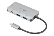 USB hub - Targus USB-C MP H w 2xUSB A 2xUSB-C USB hub - 4 ports - Grå - ACH228EU