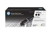 Blæk, Toner & Forbrugsstoffer - HP 143AD / W1143AD - Black Toner 2-Pack - W1143AD