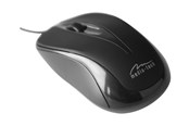 Mus - Media-Tech PLANO - Mus - Optisk - 3 knapper - Sort - MT1091K