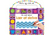 Børnebøger - De små lærer - Skriv og visk ud - Lær at skrive - Børnebog - Papbog - 9788741501024