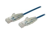 Netværkskabel - StarTech.com 2.5m CAT6 Cable - Blue Slim CAT6 Patch Cord - Snagless - LSZH - patch cable - 2.5 m - blue - Blå - 2.5m - N6PAT250CMBLS