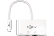 Dockingstation - Pro USB C with Power Delivery to HDMI/LAN/USB C PD adapter - 4040849621055