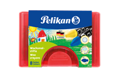 Hobby artikler - Pelikan Voksfarver i Box, 8 stk. - 100401613
