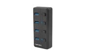 USB hub - Natec NHU-1557 Hub USB 3.0 Mantis2 4-ports USB hub - USB 3.2 - 4 ports - Sort - NHU-1557