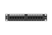 Netværkstilbehør - Lanberg PPU5-9012-B - patch panel - 1U - 10" - PPU5-9012-B