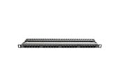 Netværkstilbehør - Lanberg PPU6-0024-B Patch Panel 24-Port 0.5U 19" Cat6 Black - PPU6-0024-B