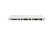 Netværkstilbehør - Lanberg PPS6-1024-S 24-Port Patch Panel 1U 19" Cat6 Shielded Grey RAL7035 - PPS6-1024-S
