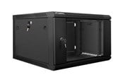 Rack skabe - Lanberg WF01-6606-10B - 6U Wall Mount Rack Cabinet - WF01-6606-10B