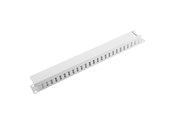 Netværkstilbehør - Lanberg AK-1201-S 19" Cable Management Panel Type A 1U Grey - AK-1201-S