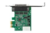 Netværksadapter (netkort, printserver mv.) - StarTech.com 4 Port PCI Express RS232 Serial Adapter Card - 16950 UART - 256-byte FIFO Cache - PCI E Serial Card - serial adapter - PEX4S953