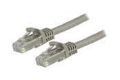 Netværkskabel - StarTech.com 7.5 m CAT6 Cable - Grey Patch Cord - Snagless - ETL Verified - patch cable - 7.5 m - grey - Grå - 7.5m - N6PATC750CMGR