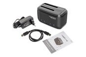 Harddisk - tilbehør - Natec Kangaroo DUAL - HDD docking station - SATA 6Gb/s - USB 3.0 - NSD-0955