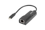 Netværksadapter (netkort, printserver mv.) - Lanberg NC-1000-02 USB-C 3.1 to RJ45 Ethernet Adapter - NC-1000-02