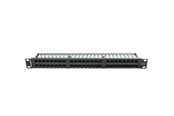 Netværkstilbehør - Lanberg PPU6-1048-B 48-Port 1U 19" Cat.6 UTP Patch Panel Black - PPU6-1048-B