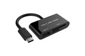 Hukommelseskort - adapter og kortlæser - Gembird Card reader Compact USB Type-C SDXC combo card - UHB-CR3-02