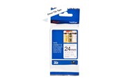 Papir, Fotopapir og Etiketter - Brother TZe tape 24mmx8m non laminated blck/wht - TZN251
