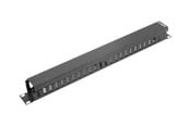 Rack skabe - Lanberg AK-1201-B - 1U - Cable Management Panel - AK-1201-B