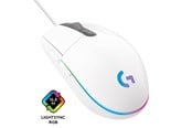 Mus - Logitech G203 LIGHTSYNC - White - Gaming Mus - Optisk - 6 knapper - Hvid med RGB-LED lys - 910-005797