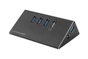 USB hub - LC Power LC-HUB-ALU-2B-4 - hub - 4 ports USB hub - USB 3.2 - 4 ports - Sort - LC-HUB-2B-4