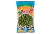Kreativt Legetøj - Hama Beads - Olive Green 1000pcs - 207-84