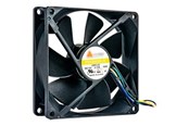 Kabinet Køler - QNAP 92X92X25MM FAN 12V 4PIN - Kabinet køler - 92mm - Sort - FAN-9CM-T01