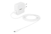 Mobil - Adaptere & Opladere - StarTech.com USB C Wall Charger - 60W PD 1m cable - Portable Travel USB Type C Fast Charge Universal Laptop Adapter - USB IF/CE Certified (WCH1CEU) power adapter - WCH1CEU