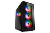 Kabinet - Sharkoon TG5 PRO RGB - Kabinet - Tower - Sort - 4044951029105