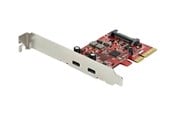 Controller - StarTech.com PCIe USB 3.1 Card - 2x USB C 3.1 Gen 2 10Gbps - PCIe Gen 3 x4 - ASM3142 Chipset - USB Type C PCI Express Card - USB adapter - PEXUSB312C3