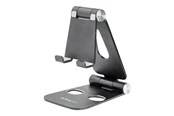 Mobil - Andet Tilbehør - StarTech.com Phone and Tablet Stand - Foldable - Multi Angle - Aluminum - Black - Adjustable Smartphone / Tablet Stand - desktop stand - USPTLSTNDB