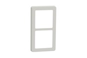 Lauritz Knudsen - LK FUGA Base 63 Design ramme 2x1 modul, lysegrå - 560D5420
