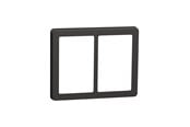 Lauritz Knudsen - LK FUGA Base 63 Design ramme 2x1½ modul, koksgrå - 560D8955