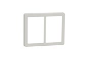 Lauritz Knudsen - LK FUGA Base 63 Design ramme 2x1½ modul, lysegrå - 560D5955