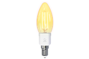Smart Home - Deltaco LED glødepære, E14, Wi-Fi 2,4 GHz, 4,5 W, 400 lm - SH-LFE14C35